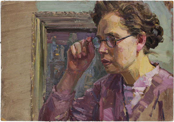 Аристова Ирина Фёдоровна. Портрет Н.К. Крупской 